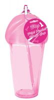 Bachelorette Party Big Pink Cup Pecker with Straw